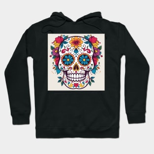 Day of the Dead Sugar Skull 4 Hoodie